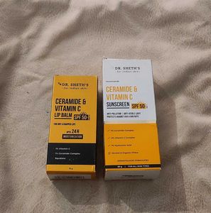 Dr Sheth Suncreen &amp; Lip Balm Combo
