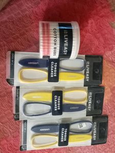Liveasy Tongue Cleaner And Earbuds