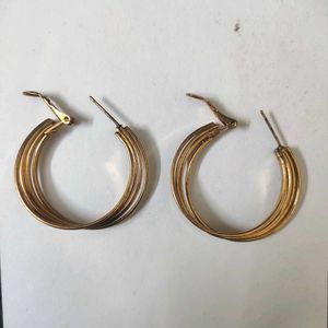 Gold Layered Hoop Earrings