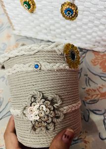 Rope Storage Box with Lid