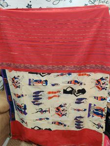 Brand New Kantha Saree With Uncut Blouse Piece