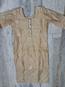 CREAM KURTA
