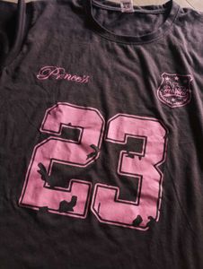 Gray Graphic Tee - Princess 23