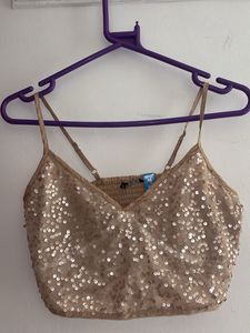 Sequin Party Crop Top