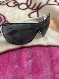 Vogue White Shield Sunglasses