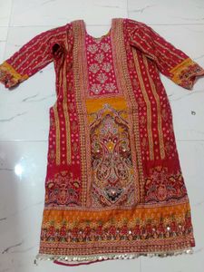 Pakistani suit with pant and dupatta