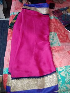 Rose Pink Saree