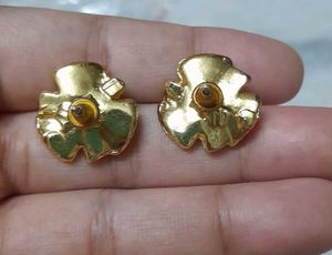 Violet Stone Studs