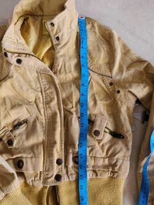 Light Yellow Cordouroy Jacket