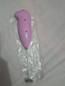 Pink Mini Electric Drink Mixer