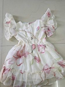 Floral Print Girls Dress