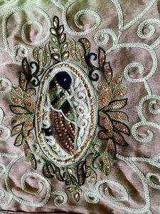 Beautiful Green Chikankari Saree