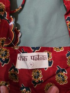 Red Printed Cotton Kurti