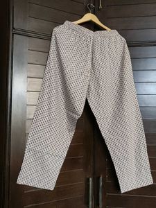 Women purple cotton Floral print Kurta Set