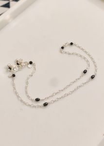 Pure Silver Payal Pair