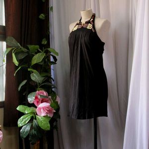 Little Black Halter Dress