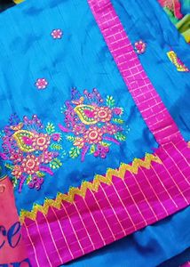 New Model Saree With Blouse🤩🥳
