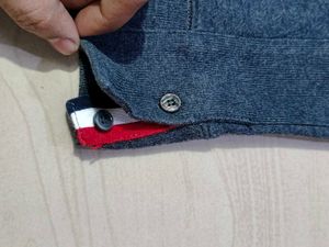 Thom Browne 100% cotton 3-bar sweatshirt