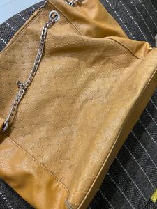 Marie Claire Mustard Shoulder Bag