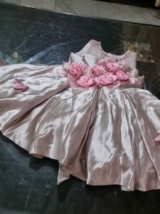 Silk Beautiful Shiny Frock