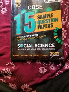 Class 10th PW 15 Sample Paper Of Social Science