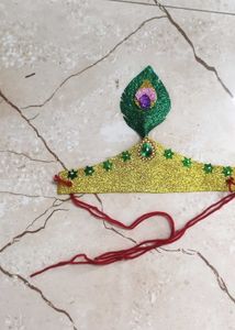 Handmade Krishna Crown Set