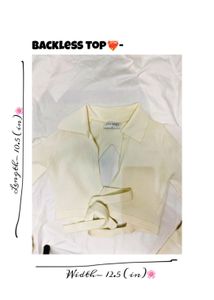 Cute Backless Crop Top