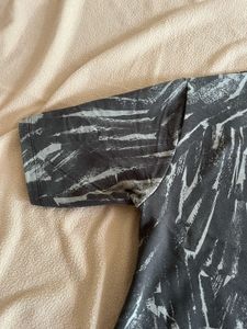 Abstract Print Boxy Tee