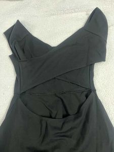 Black Mini Dress Backless Swap Available