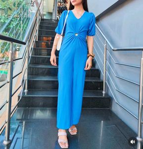 ₹ 299 /- Only Beautiful New Blue 💙 Jumpsuit