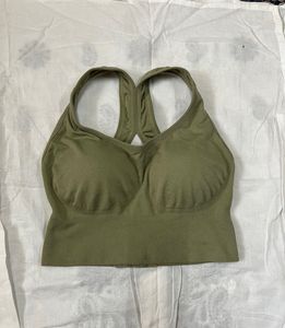 Green Sports Bra