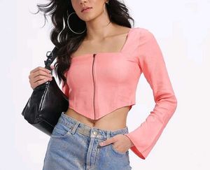 Peach Corset Top
