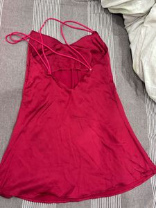 Red Slip Dress