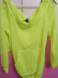 Neon Mesh Top