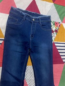 Blue Flared Bootcut Highwaist Jeans