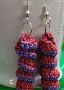 Red Lavender Spirals