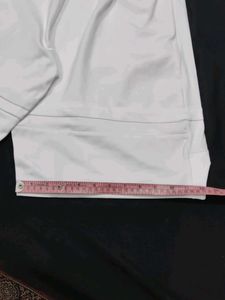 White Stretchable Shorts