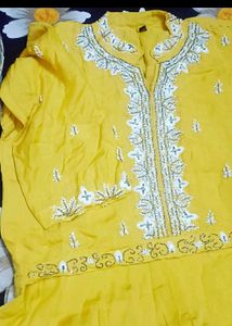 Elegant Yellow Kurta Set
