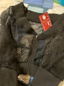 Brand New Mesh Crop Jecket For Women