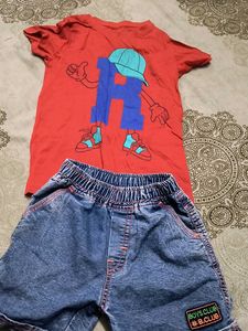 Boys' Graphic Tee & Shorts Set