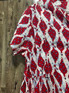 White &amp; Red One Piece