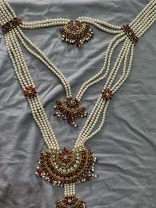 Pearl &amp; Stone Jewelry Set 1