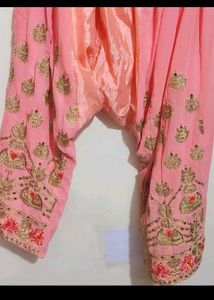Rose Rani Plazo Suit &amp; Dupatta For 46 Bust