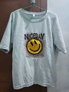 Nice Day Smiley Face Graphic Tee