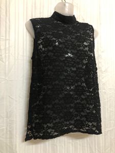Black Lace Stylish Top