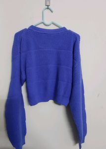 Berrylush Crop Acrylic Pulliver Sweater
