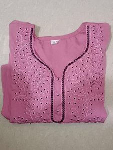 Light Pink Color Kurti
