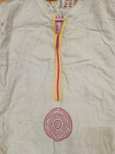 Cream Color Kurta