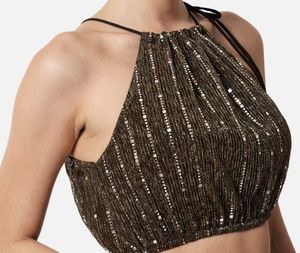 ✨Halter Neck Sequin Blouse🖤✨