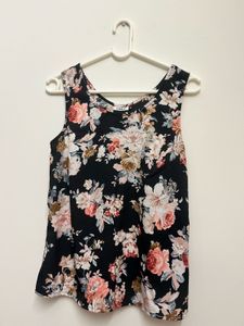 Floral Sleeveless Top